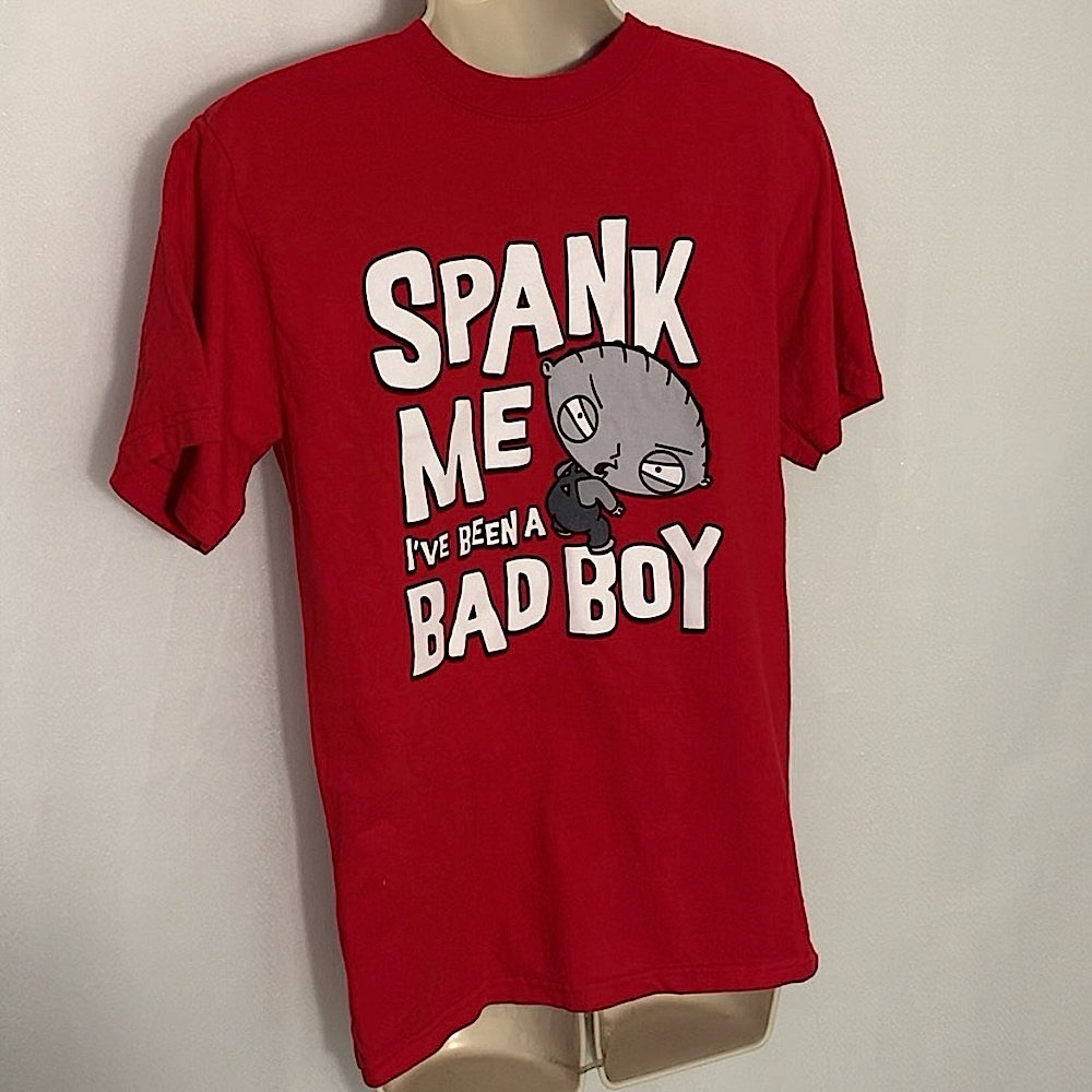 Fruit of the loom unisex red family guy shirt Stewie Griffin